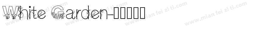 White Garden字体转换